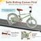 Green Steel 12/14/16/18 Inch Kids Bike with Adjustable Handlebar & Saddle